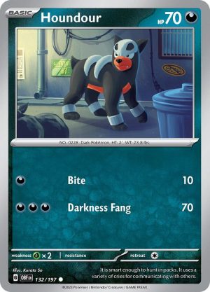 Houndour - 132/197: Obsidian Flames