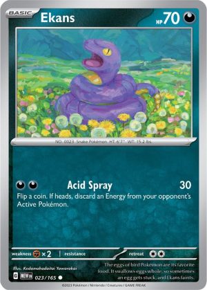 Ekans – 023/165: Scarlet & Violet 151