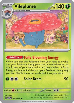 Vileplume - 045/165: Scarlet & Violet 151