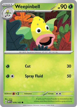 Weepinbell – 070/165: Scarlet & Violet 151