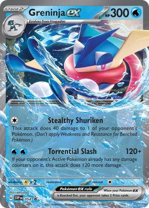 Greninja ex - 054: SV: Scarlet & Violet Promo Cards