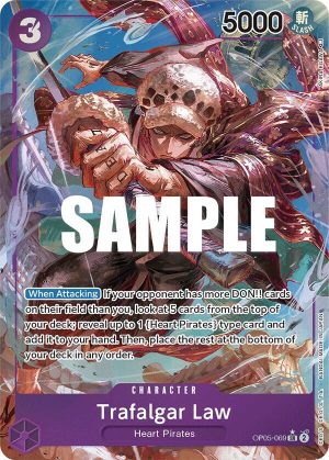 Trafalgar Law (Alternate Art) (069) - OP05-069: Awakening of the New Era