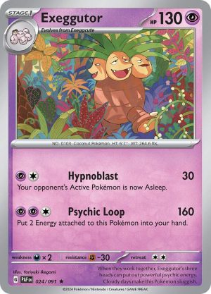 Exeggutor - 024/091: Paldean Fates