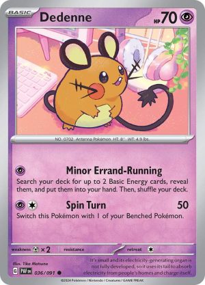 Dedenne - 036/091: Paldean Fates