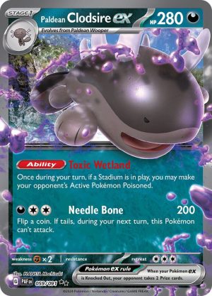 Paldean Clodsire ex - 059/091: Paldean Fates