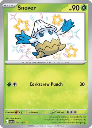 Snover - 100/091: Paldean Fates