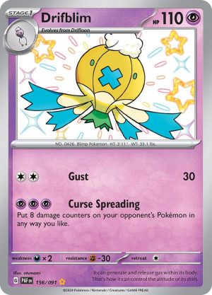 Drifblim - 156/091: Paldean Fates