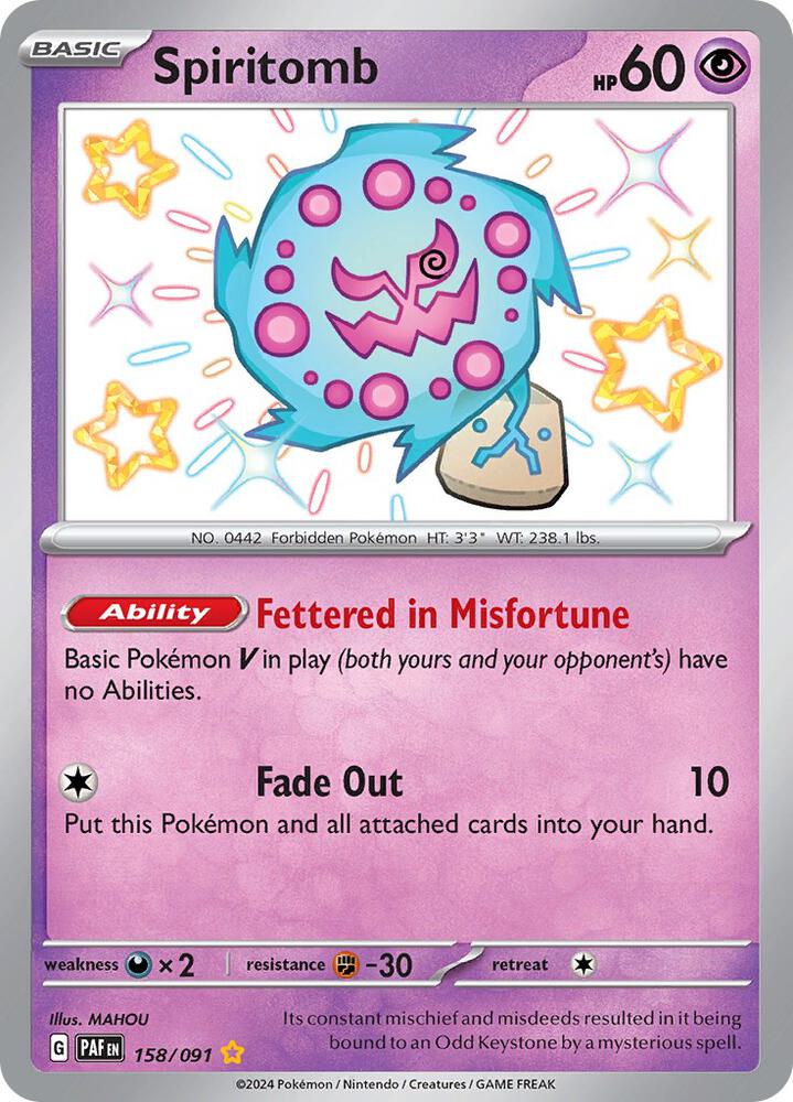 Spiritomb - 158/091: Paldean Fates