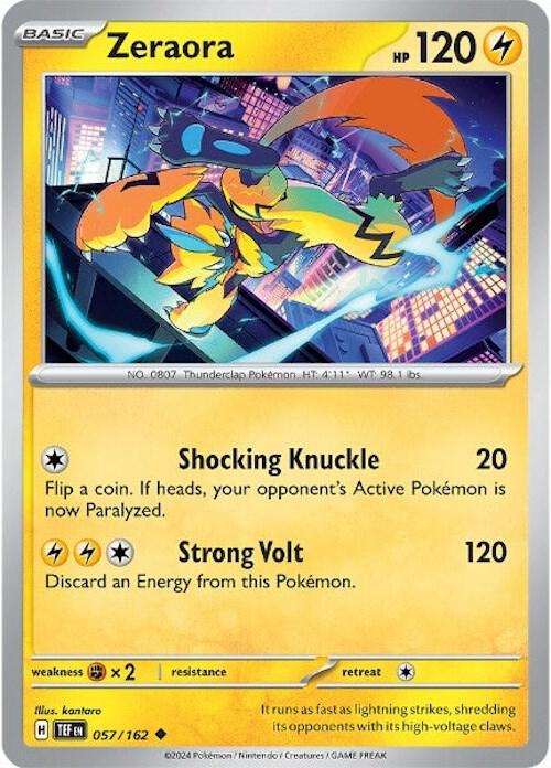 Zeraora - 057/162: Temporal Forces