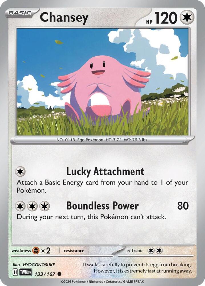 Chansey - 133/167: Twilight Masquerade