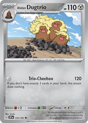 Alolan Dugtrio - 123/191: Surging Sparks