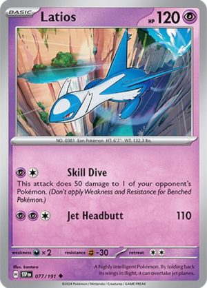 Latios - 077/191: Surging Sparks