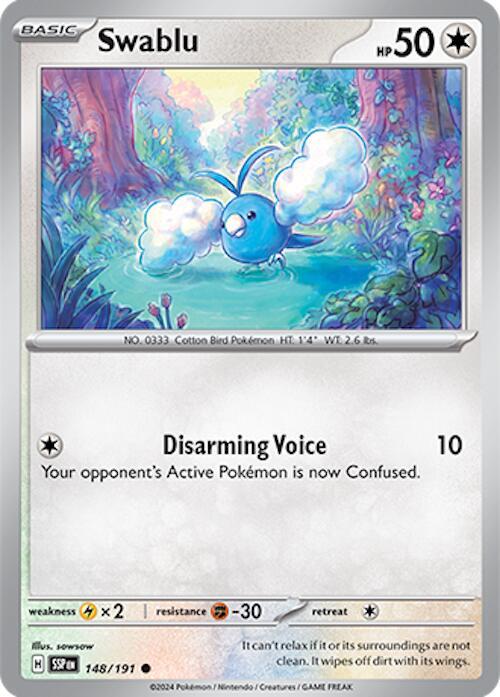 Swablu - 148/191: Surging Sparks