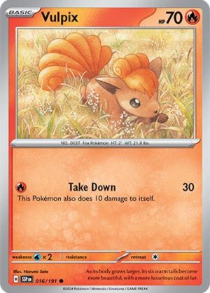 Vulpix - 016/191: Surging Sparks
