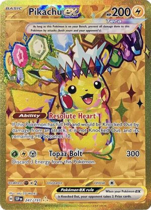 Pikachu ex - 247/191: Surging Sparks