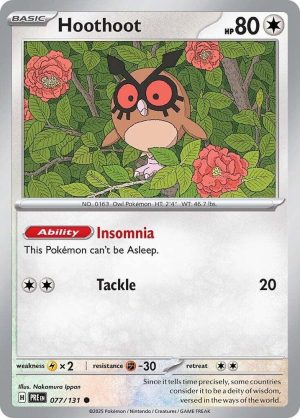 Hoothoot - 077/131: Prismatic Evolutions