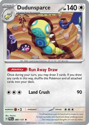 Dudunsparce - 080/131: Prismatic Evolutions