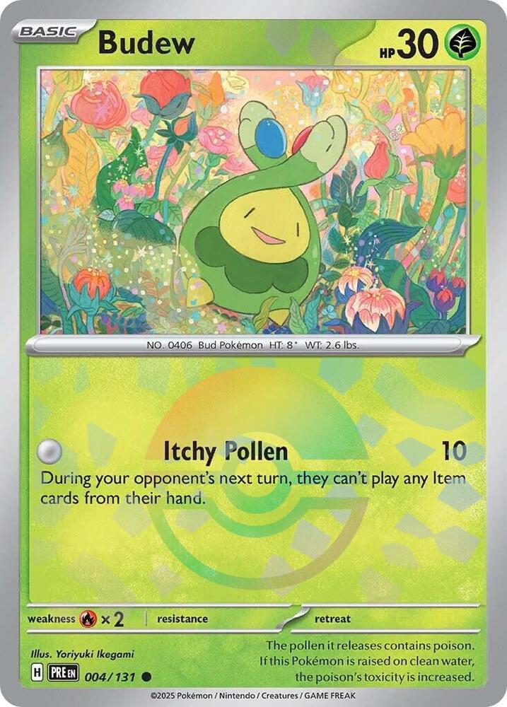 Budew (Poke Ball Pattern) - 004/131: Prismatic Evolutions