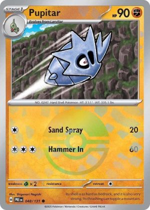 Pupitar (Poke Ball Pattern) - 048/131: Prismatic Evolutions