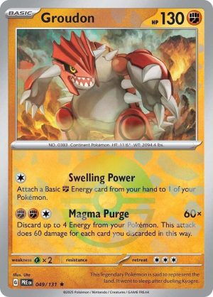 Groudon (Poke Ball Pattern) - 049/131: Prismatic Evolutions