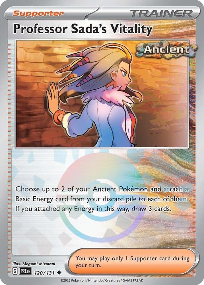 Professor Sada's Vitality (Poke Ball Pattern) - 120/131: Prismatic Evolutions