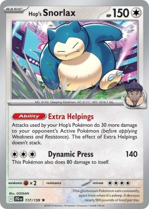 Hop's Snorlax - 117/159: Journey Together
