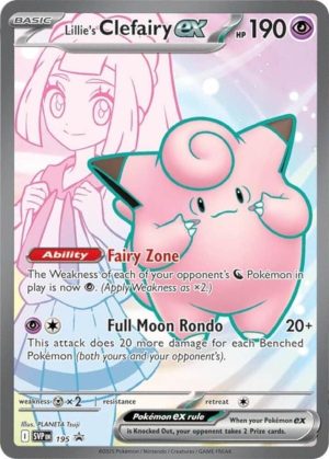 Lillie's Clefairy ex - 195: Scarlet & Violet Promo Cards