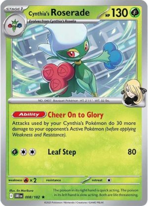Cynthia's Roserade - 008/182: SV10: Destined Rivals