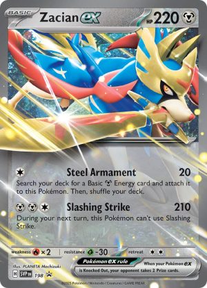 Zacian ex - 198: Scarlet & Violet Promo Cards