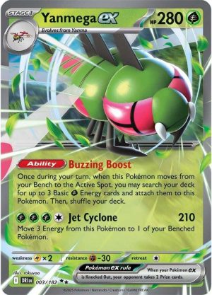 Yanmega ex - 003/182: Destined Rivals
