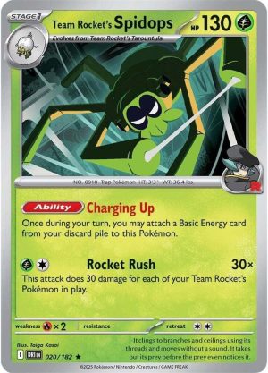 Team Rocket's Spidops - 020/182: SV10: Destined Rivals
