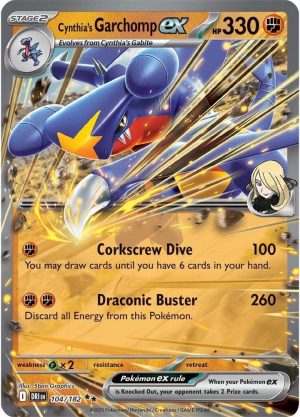Cynthia's Garchomp ex - 104/182: Destined Rivals