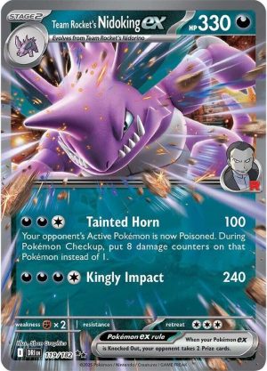 Team Rocket's Nidoking ex - 119/182: Destined Rivals