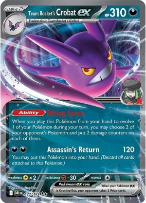 Team Rocket's Crobat ex - 122/182: Destined Rivals