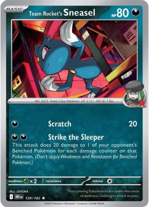 Team Rocket's Sneasel - 128/182: Destined Rivals