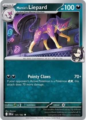 Marnie's Liepard - 131/182: Destined Rivals