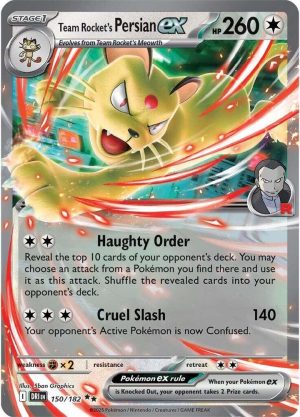 Team Rocket's Persian ex - 150/182: Destined Rivals