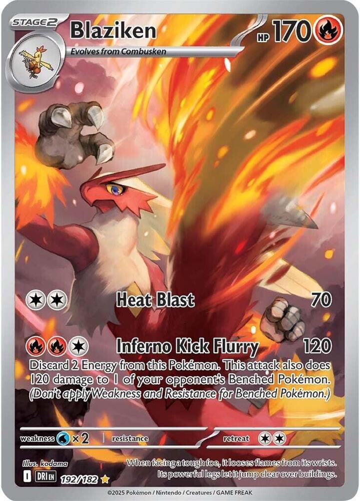 Blaziken - 192/182: SV10: Destined Rivals