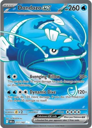 Dondozo ex - 211/182: Destined Rivals
