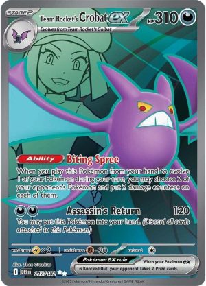 Team Rocket's Crobat ex - 217/182: Destined Rivals