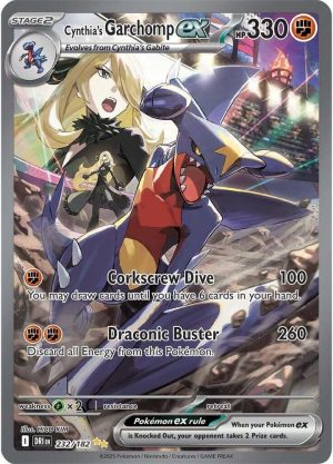Cynthia's Garchomp ex - 232/182: Destined Rivals