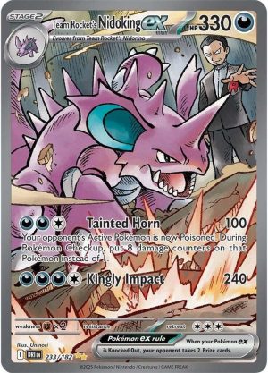 Team Rocket's Nidoking ex - 233/182: Destined Rivals