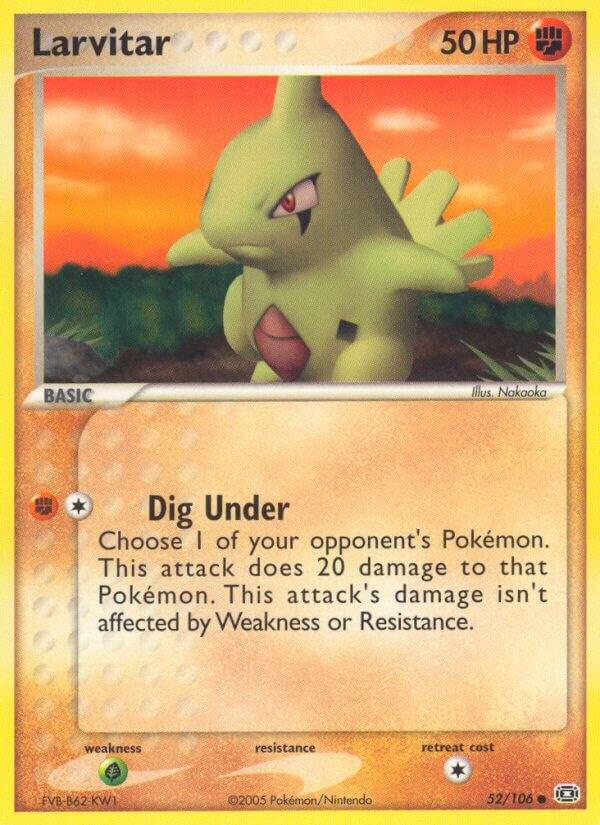 Larvitar - 52/106: Emerald
