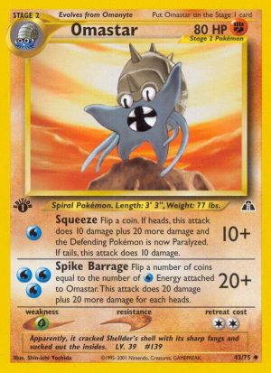 Omastar – 43/75: Neo Discovery