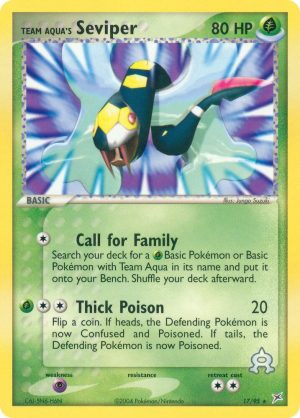 Team Aqua's Seviper – 17/95: Team Magma vs Team Aqua