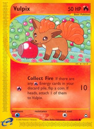 Vulpix – 116/147: Aquapolis