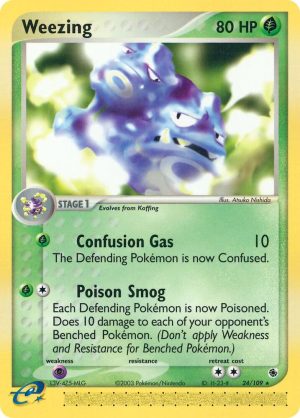 Weezing – 24/109: Ruby and Sapphire
