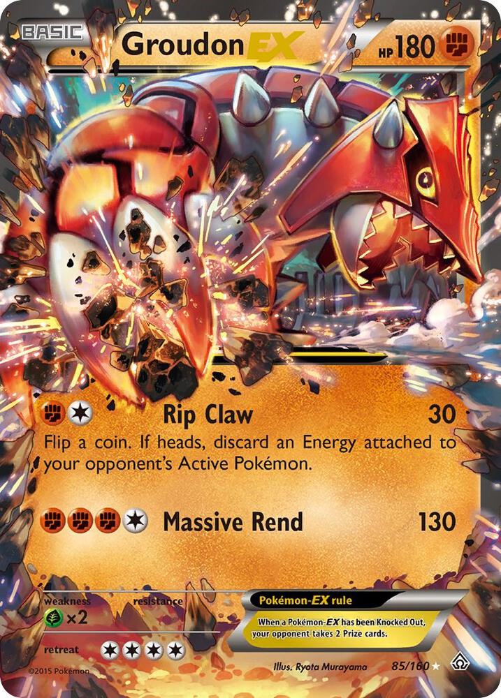 Groudon EX - 85/160: XY - Primal Clash