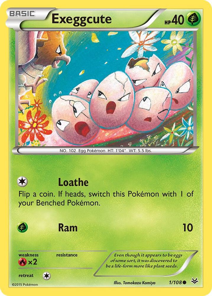 Exeggcute - 1/108: XY - Roaring Skies