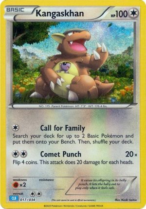 Kangaskhan - 017/034: Trading Card Game Classic